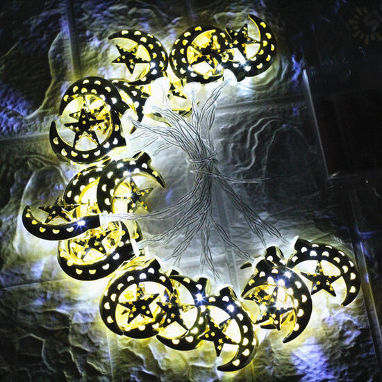 Battery Powered 1.65M Moon Star 10LED Fairy String Light for Holiday Christmas Party Wedding Home Decoration Battery Powered 1.65M Moon Star 10LED Fairy String Light for Holiday Christmas Party Wedding Home Decoration