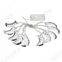 Battery Powered 1.6M Sliver Moon Shape LED Holiday Decorated Holiday String Light for Christmas DC3V Battery Powered 1.6M Sliver Moon Shape LED Holiday Decorated Holiday String Light for Christmas DC3V