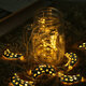Battery Powered 1.6M Sliver Moon Shape LED Holiday Decorated Holiday String Light for Christmas DC3V Battery Powered 1.6M Sliver Moon Shape LED Holiday Decorated Holiday String Light for Christmas DC3V