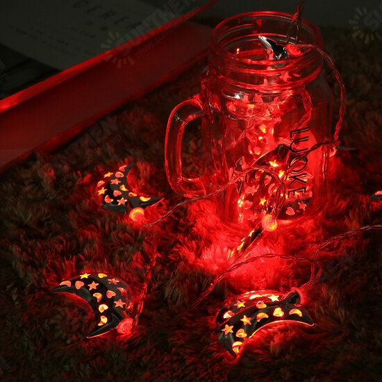 Battery Powered 1.6M Sliver Moon Shape LED Holiday Decorated Holiday String Light for Christmas DC3V Battery Powered 1.6M Sliver Moon Shape LED Holiday Decorated Holiday String Light for Christmas DC3V