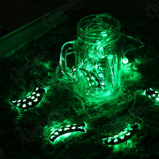 Battery Powered 1.6M Sliver Moon Shape LED Holiday Decorated Holiday String Light for Christmas DC3V Battery Powered 1.6M Sliver Moon Shape LED Holiday Decorated Holiday String Light for Christmas DC3V