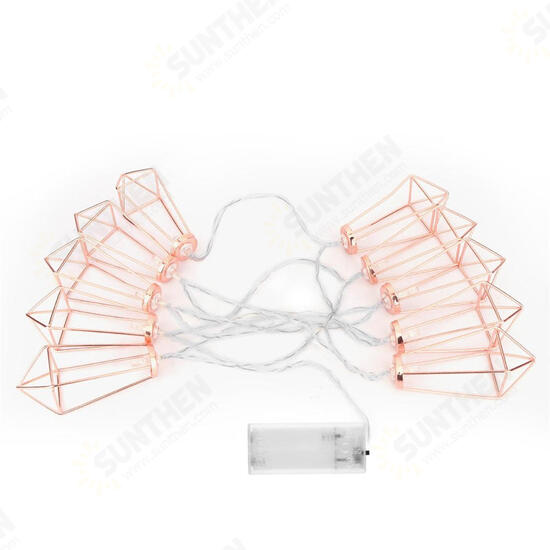 Battery Powered 1.8M 10LEDs Diamond Shaped Warm White Outdoor Fairy String Light For Christmas Battery Powered 1.8M 10LEDs Diamond Shaped Warm White Outdoor Fairy String Light For Christmas