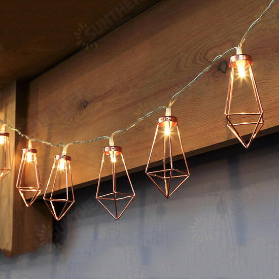 Battery Powered 1.8M 10LEDs Diamond Shaped Warm White Outdoor Fairy String Light For Christmas Battery Powered 1.8M 10LEDs Diamond Shaped Warm White Outdoor Fairy String Light For Christmas