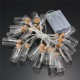 Battery Powered 20 LED Wishing Bottle Fairy String Light Xmas Garden Wedding Party Decor