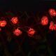 Battery Powered 20LEDs Red Purple Rose Flower Indoor Fairy String Light for Christmas Wedding Patio