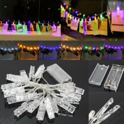 Battery Powered 2.2M 20LED Photo Peg Clip Shape Fairy String Light for Hanging Card Picture Battery Powered 2.2M 20LED Photo Peg Clip Shape Fairy String Light for Hanging Card Picture