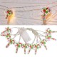 Battery Powered 2M Warm White Candy Shape Holiday Christmas Party 20 LED Fairy String Light