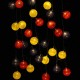 Battery Powered 30LEDs Pastel Cotton Ball String Lights for Holiday Decoration Battery Powered 30LEDs Pastel Cotton Ball String Lights for Holiday Decoration