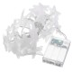 Battery Powered 3.3M 30LEDs Frosted Five Stars Fairy String Light Christmas Wedding Decor Lamp