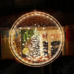 Battery Powered 3D Christmas Tree LED String Light Hanging Night Lamp for Indoor Garland Home Decoration Battery Powered 3D Christmas Tree LED String Light Hanging Night Lamp for Indoor Garland Home Decoration
