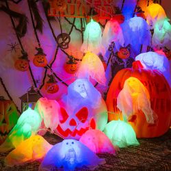 Battery Powered 3M 20LED Halloween Party Home Fairy Lights Decor Hanging Ghost Prop Lantern Lamp Battery Powered 3M 20LED Halloween Party Home Fairy Lights Decor Hanging Ghost Prop Lantern Lamp