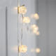 Battery Powered 3M Crack Ball 30 LED String Fairy Light for Christmas Party Wedding Decoration