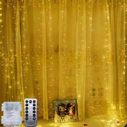 Battery Powered 3M*3M 300LED Curtain String Light Christmas Fairy Light with 13Key IR Remote Control Battery Powered 3M*3M 300LED Curtain String Light Christmas Fairy Light with 13Key IR Remote Control