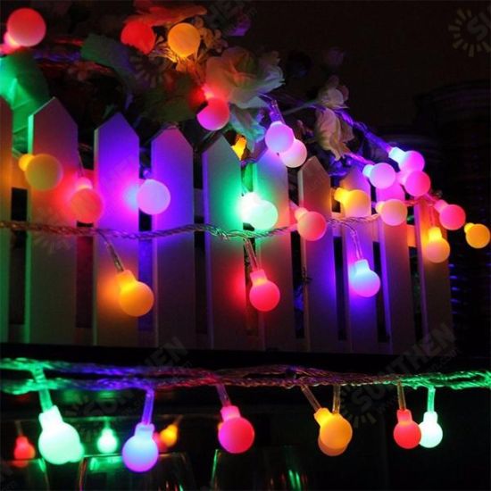 Battery Powered 5M 30 LED Ball Fairy String Light Outdoor Christmas Wedding Xmas Party Decor