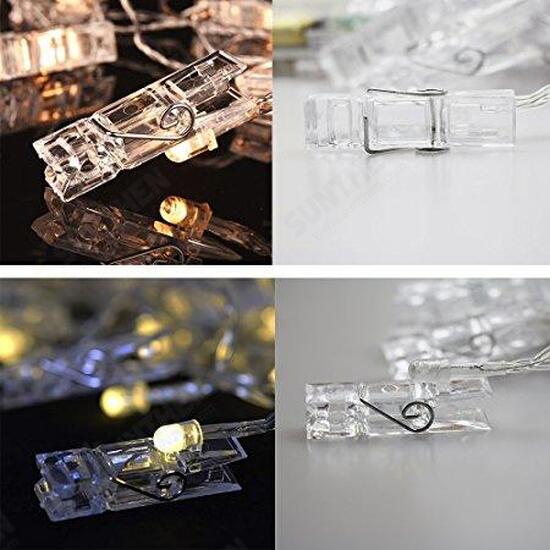 Battery Powered 5M 40LEDs 8 Modes Picture Display Clip Fairy String Light With Remote for Christmas Battery Powered 5M 40LEDs 8 Modes Picture Display Clip Fairy String Light With Remote for Christmas
