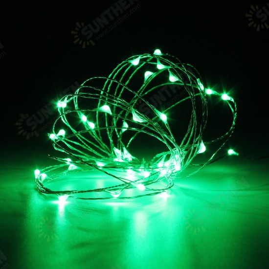 Battery Powered 5M 50LEDs Waterproof Copper Wire Fairy String Light for Christmas +Remote Control