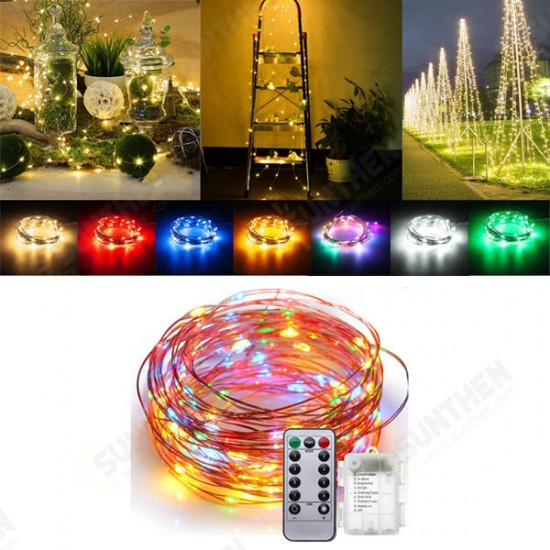 Battery Powered 5M 50LEDs Waterproof Copper Wire Fairy String Light for Christmas +Remote Control Battery Powered 5M 50LEDs Waterproof Copper Wire Fairy String Light for Christmas +Remote Control