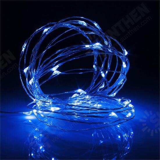 Battery Powered 5M 50LEDs Waterproof Silver Wire Fairy String Light for Christmas +Remote Control Battery Powered 5M 50LEDs Waterproof Silver Wire Fairy String Light for Christmas +Remote Control