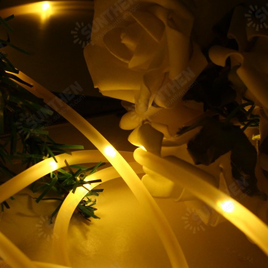 Battery Powered 8 Modes 10M 100LED Rope Tube String Light Outdoor Christmas Garden+Remote Controller Battery Powered 8 Modes 10M 100LED Rope Tube String Light Outdoor Christmas Garden+Remote Controller