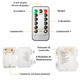 Battery Powered 8 Modes Waterproof 10M Warm White 100LED Tube String Light With Infrared Remote Control Battery Powered 8 Modes Waterproof 10M Warm White 100LED Tube String Light With Infrared Remote Control