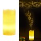 Battery Powered Christmas Snowflake LED Candle Light Flameless Projection Flickering Remote Control