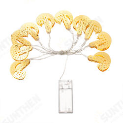 Battery Powered Gold Moon Palace 1.65M 10LED Fairy String Light for Holiday Christmas Indoor Home Decoration Battery Powered Gold Moon Palace 1.65M 10LED Fairy String Light for Holiday Christmas Indoor Home Decoration