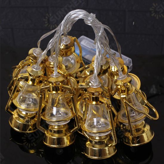 Battery Powered Kerosene Islamic Ramadan Eid 10 LED String Light for Party Holiday Indoor Decor Battery Powered Kerosene Islamic Ramadan Eid 10 LED String Light for Party Holiday Indoor Decor