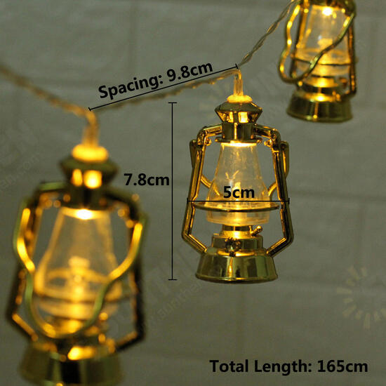 Battery Powered Kerosene Islamic Ramadan Eid 10 LED String Light for Party Holiday Indoor Decor Battery Powered Kerosene Islamic Ramadan Eid 10 LED String Light for Party Holiday Indoor Decor