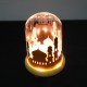 Battery Powered Ramadan Mosque Night Light Glass Cover Wooden Base Decoration Gift Battery Powered Ramadan Mosque Night Light Glass Cover Wooden Base Decoration Gift