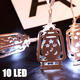 Battery Powered Silver Fanoos Lantern 10 LED String Holiday Light for Islamic Eid Ramadan