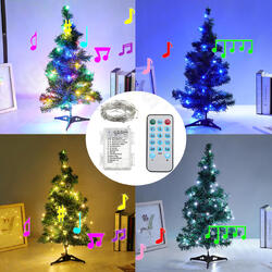 Battery Powered Voice-activated 5M 10M LED Christmas Party Fairy String Holiday Light Indoor Decor Battery Powered Voice-activated 5M 10M LED Christmas Party Fairy String Holiday Light Indoor Decor
