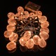 Battery Powered Warm White Metal Pineapple Shaped Indoor LED Fairy String Light for Christmas Party Christmas Decorations Clearance Christmas Lights