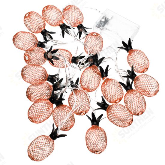 Battery Powered Warm White Metal Pineapple Shaped Indoor LED Fairy String Light for Christmas Party Christmas Decorations Clearance Christmas Lights Battery Powered Warm White Metal Pineapple Shaped Indoor LED Fairy String Light for Christmas Party Christmas Decorations Clearance Christmas Lights