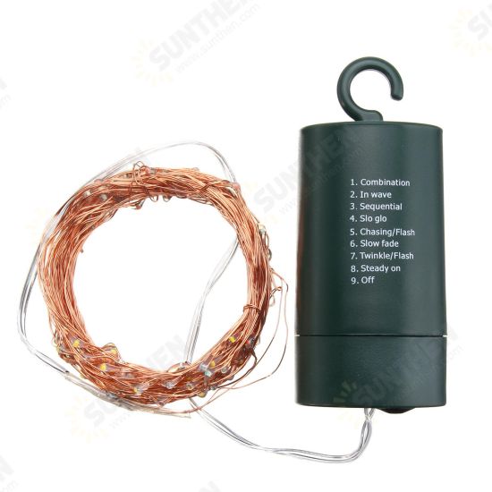 Battery Powered Waterproof 10M Copper Wire Green Shell Fairy String Light For Christmas Wedding Battery Powered Waterproof 10M Copper Wire Green Shell Fairy String Light For Christmas Wedding