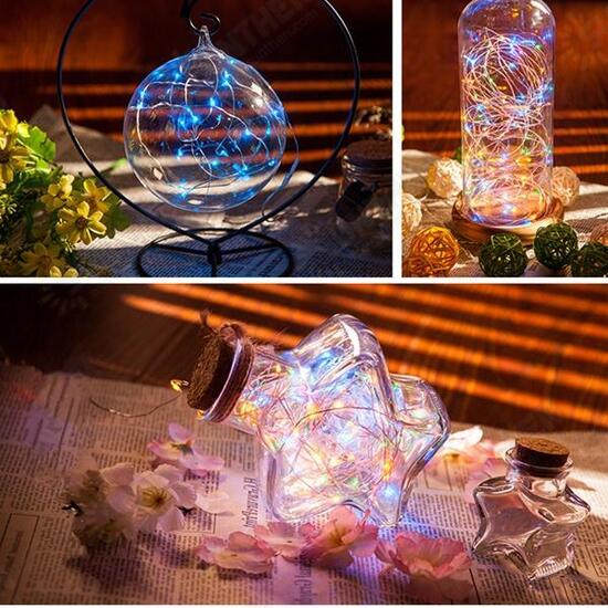 Battery Powered Waterproof 10M Copper Wire Green Shell Fairy String Light For Christmas Wedding Battery Powered Waterproof 10M Copper Wire Green Shell Fairy String Light For Christmas Wedding