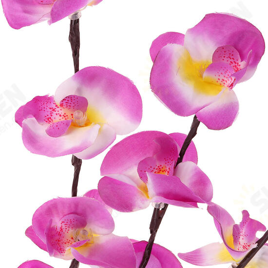 Battery Supply 20LED Bendable Phalaenopsis Flower Branch Tree String Light Christmas Party Decor Battery Supply 20LED Bendable Phalaenopsis Flower Branch Tree String Light Christmas Party Decor