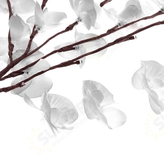 Battery Supply 20LED Bendable Phalaenopsis Flower Branch Tree String Light Christmas Party Decor Battery Supply 20LED Bendable Phalaenopsis Flower Branch Tree String Light Christmas Party Decor
