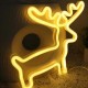 Battery+USB Neon Light Sign LED Lamp Shaped Night Light Art Wall Warm Party Christmas Decoration