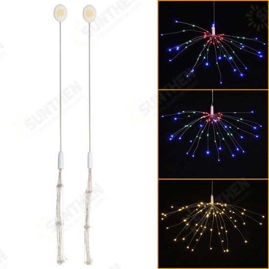 Button Battery Supply 3 Modes DIY LED Firework Fairy String Light Christmas Party Decor