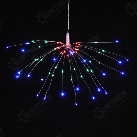 Button Battery Supply 3 Modes DIY LED Firework Fairy String Light Christmas Party Decor