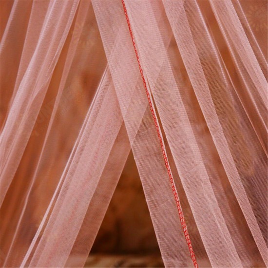Ceiling-Mounted Mosquito Net Installation Home Dome Foldable Bed Canopy with LED String Light Ceiling-Mounted Mosquito Net Installation Home Dome Foldable Bed Canopy with LED String Light