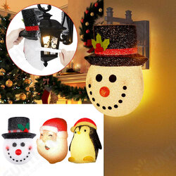 Christmas Snowman Lampshade Corridor Wall Lamp Decoration Outside Xmas Lamp Shade Holiday Christmas Porch Light Covers Lampshade Christmas Snowman Lampshade Corridor Wall Lamp Decoration Outside Xmas Lamp Shade Holiday Christmas Porch Light Covers Lampshade