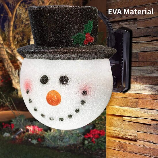 Christmas Snowman Lampshade Corridor Wall Lamp Decoration Outside Xmas Lamp Shade Holiday Christmas Porch Light Covers Lampshade