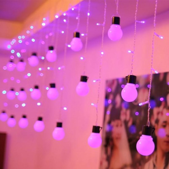 Colorful 48 LEDs 10 Bulbs Fairy Light String Wedding Xmas Party Decoration 110V Christmas Decorations Clearance Christmas Lights