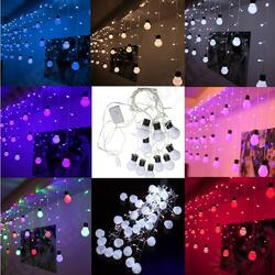 Colorful 48 LEDs 10 Bulbs Fairy Light String Wedding Xmas Party Decoration 110V Christmas Decorations Clearance Christmas Lights Colorful 48 LEDs 10 Bulbs Fairy Light String Wedding Xmas Party Decoration 110V Christmas Decorations Clearance Christmas Lights