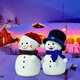 Cute Cartoon Snowman Music Night Light Bedroom Decor Bedside Lamp Christmas Gift Night Lamp for Children Bayby Kid