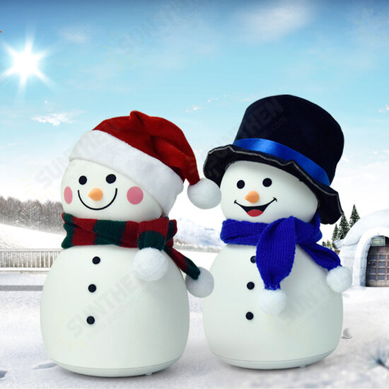 Cute Cartoon Snowman Music Night Light Bedroom Decor Bedside Lamp Christmas Gift Night Lamp for Children Bayby Kid Cute Cartoon Snowman Music Night Light Bedroom Decor Bedside Lamp Christmas Gift Night Lamp for Children Bayby Kid