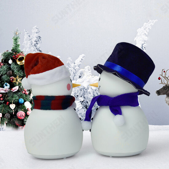 Cute Cartoon Snowman Music Night Light Bedroom Decor Bedside Lamp Christmas Gift Night Lamp for Children Bayby Kid Cute Cartoon Snowman Music Night Light Bedroom Decor Bedside Lamp Christmas Gift Night Lamp for Children Bayby Kid