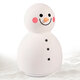 Cute Cartoon Snowman Music Night Light Bedroom Decor Bedside Lamp Christmas Gift Night Lamp for Children Bayby Kid