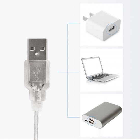 DC5V Smart APP USB 10M 100 LED String Light+WiFi Controller+24Keys IR Remote Control for Holiday Party Decor